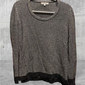 Madewell Black & White Knitted Sweater